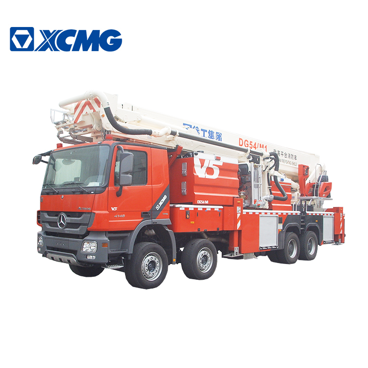 XCMG 54m fire fighting truck DG54M1 hydraulic aerial platform fire truck with Benz chassis for sale